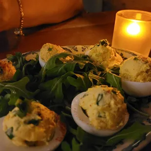 Southern deviled eggs