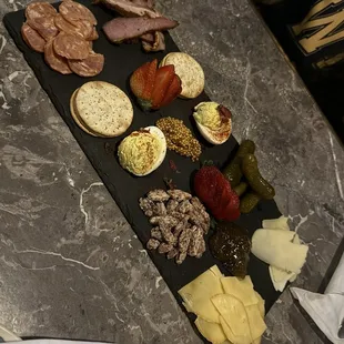 Charcuterie board was delicious