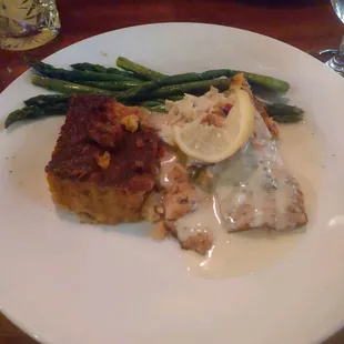 Crawfish Stuffed Flounder