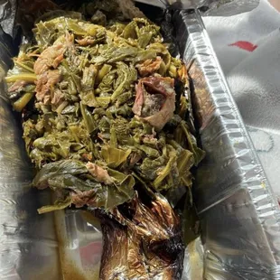 a cooked fish in foil