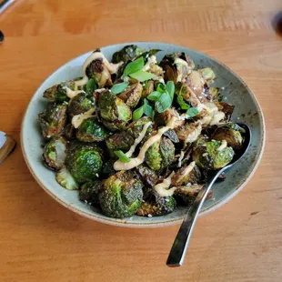 Brussel sprouts.  There was a ton.