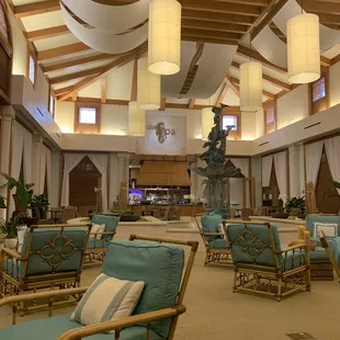 Spa lounging area