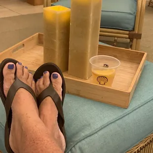 Relaxing day at the spa