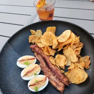 Deviled Eggs &amp; Bacon