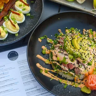 sushi, sushi and sashimi, sashimi, food