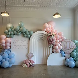 Beautiful Baby Shower Backdrop