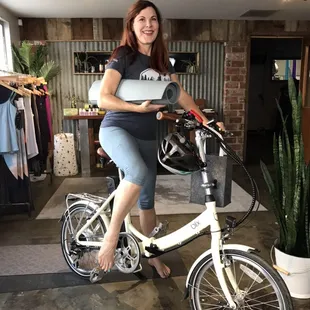 Ride your bike to yoga