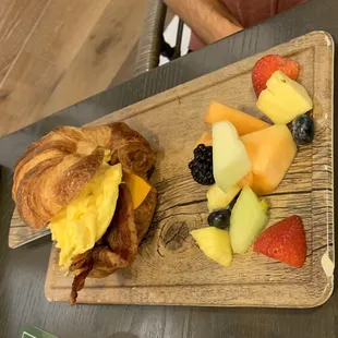 Breakfast Sandwich on a Croissant