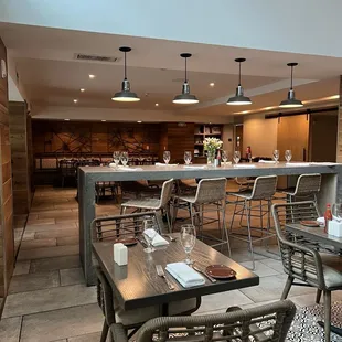 indoor seating options