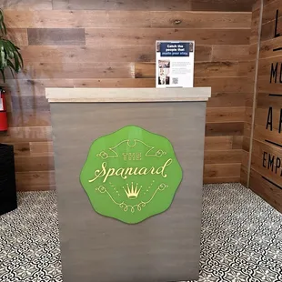 Hostess stand with no hostess there