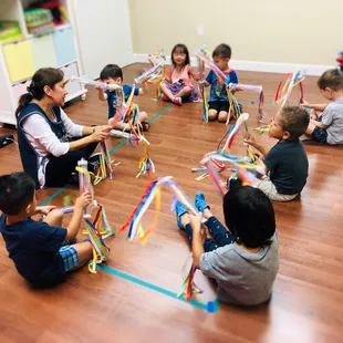 Big room for music and movement