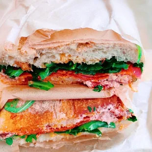 The Moroccan (add Spanish chorizo for a little extra costs! So yummy!!!)