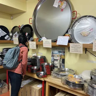 Giant paella pans