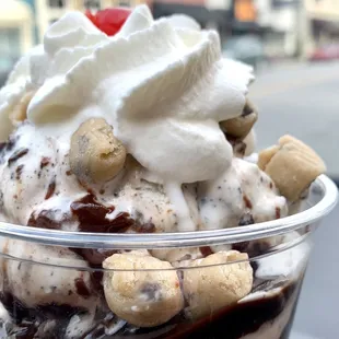 ice cream and chocolate