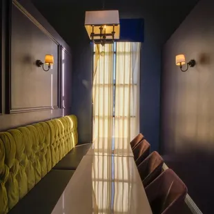 Semi private room, providing adequate privacy.