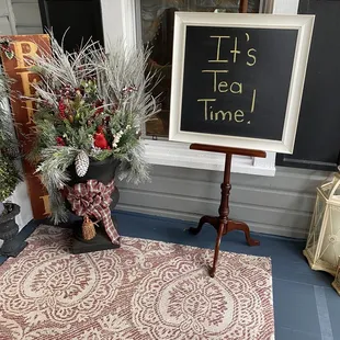 Afternoon tea just for our ladies' group.