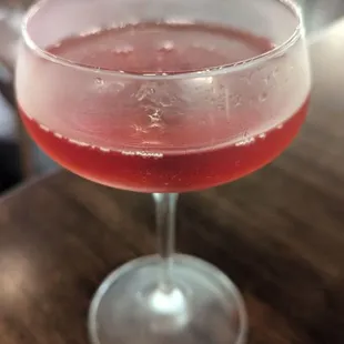 Pomegranate Martini.