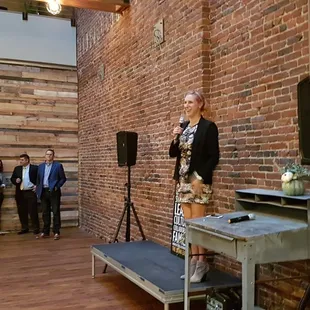 Danielle McDowell, Executive Director of The Speak Easy