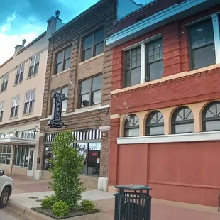 the outside of the building