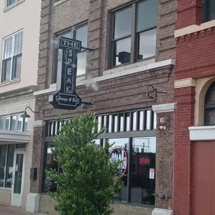the outside of the building
