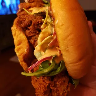 Honey Sriracha Spicy Chicken Sandwich
