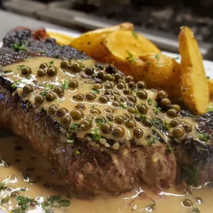Gorgonzola Butter Strip Steak