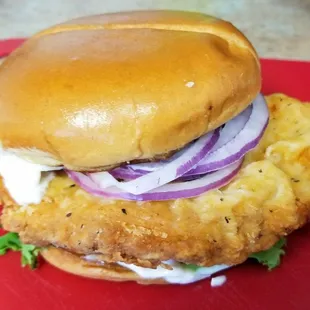 Pork Tenderloin Sandwich