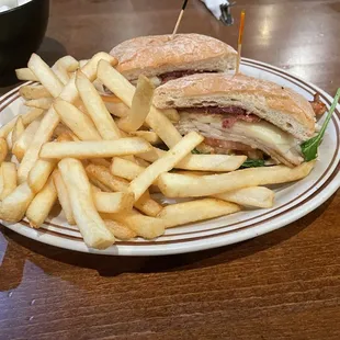 Turkey &amp; Swiss with spinach!