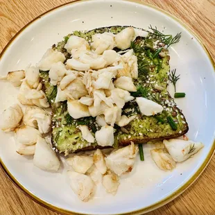 Millennial Avocado-Crab Toast