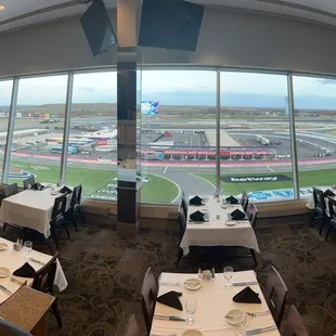 Panoramic view at sunset