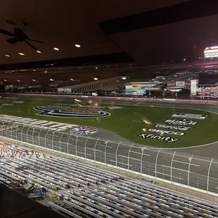 View of track from windows up-close