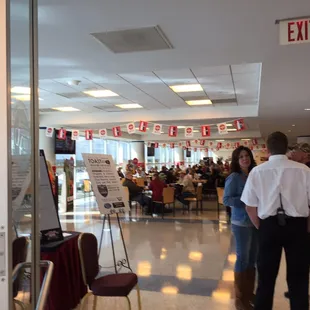 This is a restaurant on the fourth floor.