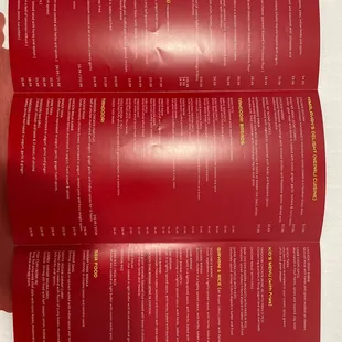 a hand holding a menu