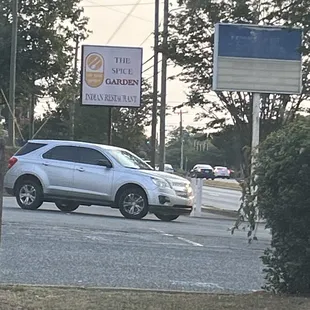 The restaurant name and location