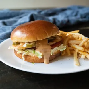 K-Pow grilled chicken SANDWICH