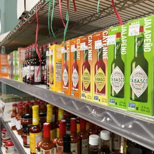 Hot sauces &amp; spices galore!