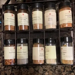 1 of 3 spice drawers.