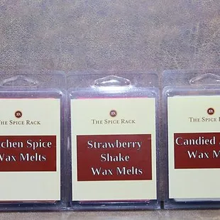 three packaged wax melters