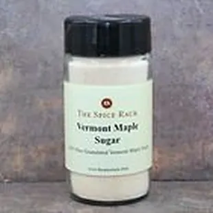 a jar of cinnamon maple sugar