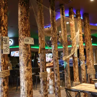 the interior of a restaurant