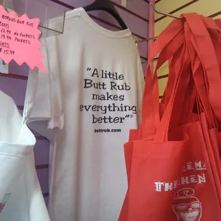 a variety of t - shirts