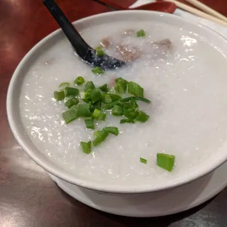 Minced Beef and Egg Porridge