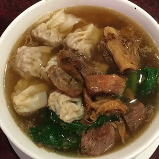 Beef Stew Wonton Noodle Soup