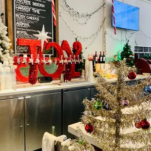 a decorated christmas tree