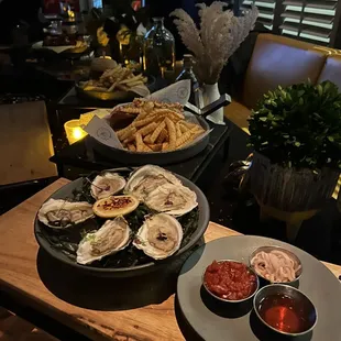 Oysters and fries