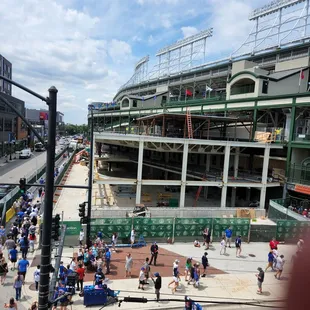 View from the beer garden