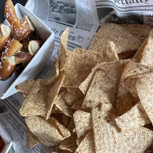 Good Soft Pretzels  Chips, not so good