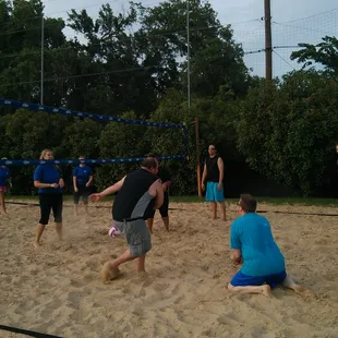 The boys getting dirty