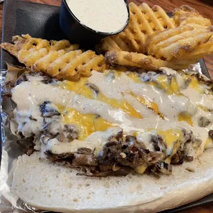Loaded Pittsburgh Philly Sandwich So good!