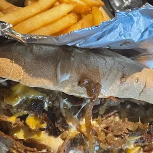 Loaded Pittsburgh Philly Sandwich